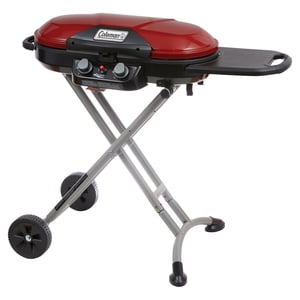 Coleman Xcursion Grill portatif de propane debout, 2 Brûleur, 20,000 BTU, rouge