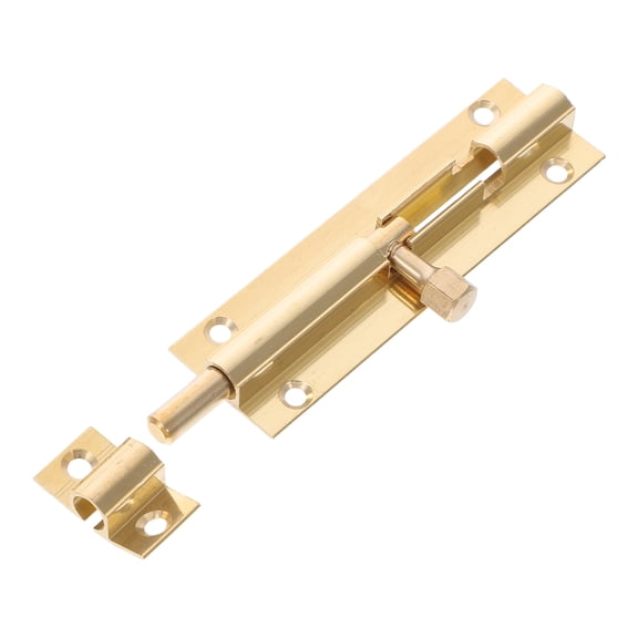 OUNONA Slide Door Locks Commuting Clutch Simple Hook Retro Wallet Golden