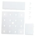 thumbnail image 4 of PTOOTP 1Set White PP Wall Floating Shelf for Storage and Display Suitable for Room Decoration 11.8x8.7x3.7in, 4 of 8