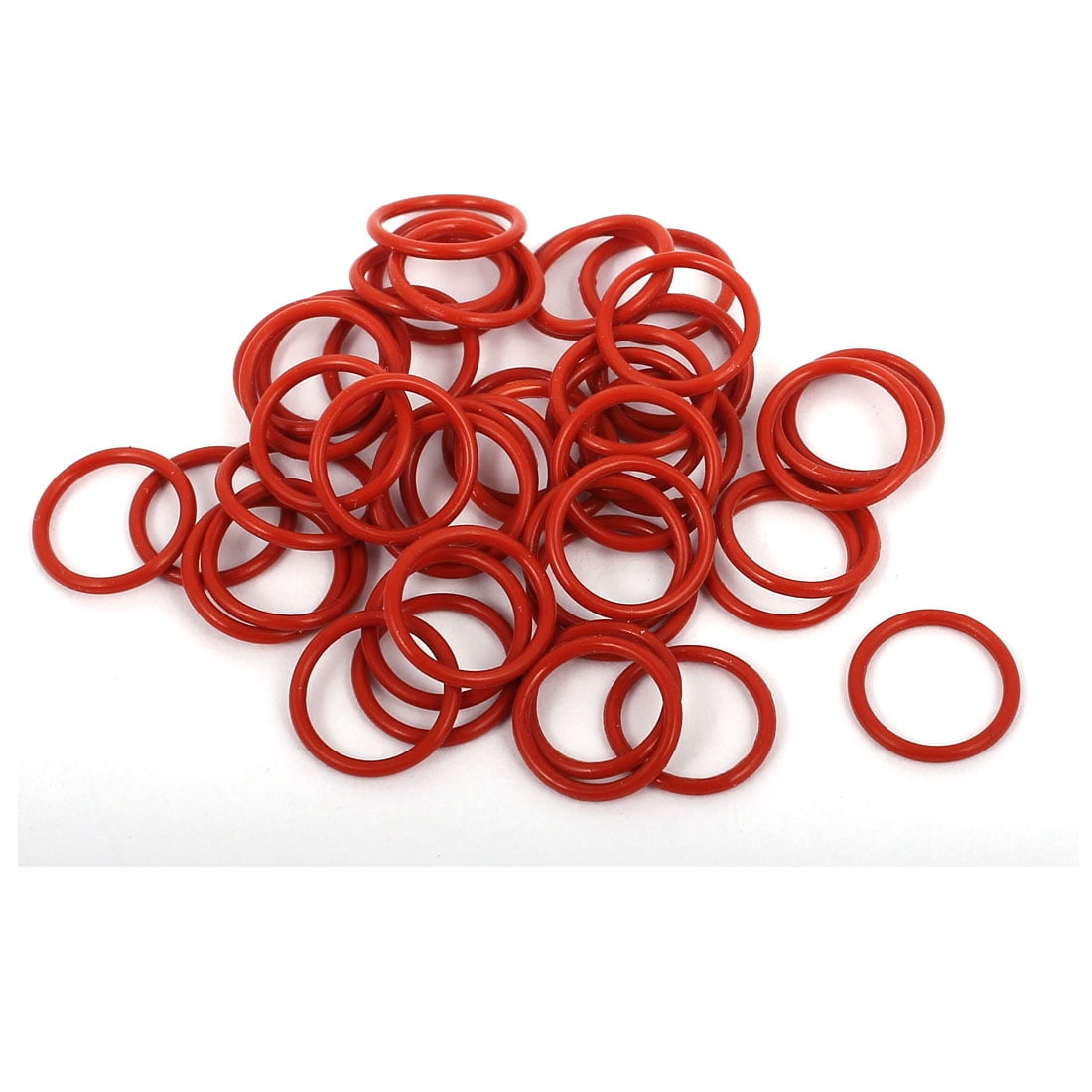 50Pcs 10mm x 1mm Rubber Orings NBR Heat Resistant Sealing Ring Grommets Red 50Pcs 10mm x 1mm Rubber Orings NBR Heat Resistant Sealing Ring Grommets Red