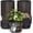 Brown, variant on 10-Inch Whiskey Barrel Planters Outdoor Pack of 5 - Durable Plastic Plant Pots for Indoor & Outdoor Use with Drainage & Saucer, Lightweight Rustic Barrel Planters for Flowers, Herbs & Small Plants
