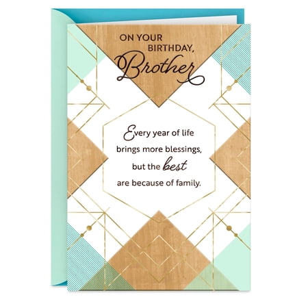 Hallmark Birthday Card for Brother (All The Memories We've Shared)
