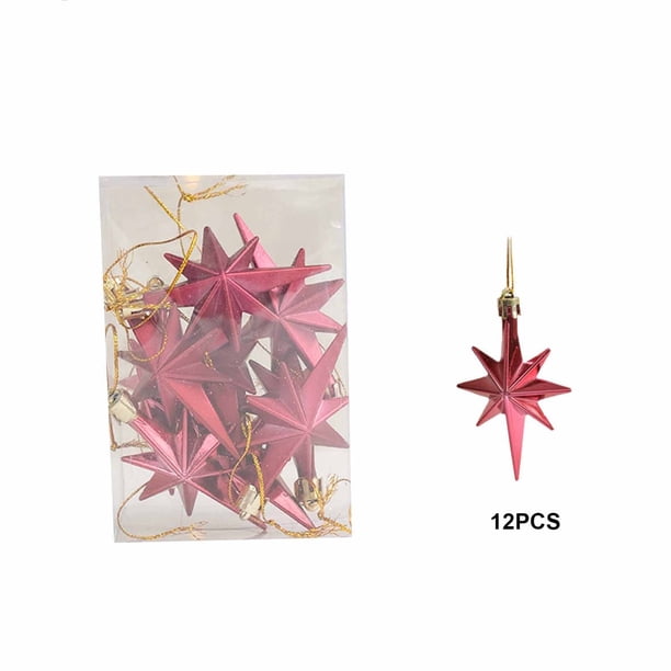 Decoraciones Del Árbol de Navidad Paquete de Regalo de Plástico Azul Conjunto de Combinación, 9x9x13.5cm con Cuerdas Colgantes Perlas para la Fiesta de Vacaciones Del Hogar Ornamentos Del Árbol de Nav