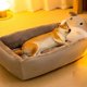thumbnail image 2 of Puppy Supplies Indoor Dog Bed Canil Enclose Accessories Kennel Furniture Dog Bed Cat Shop Camping Casa Perro Pet Products MR50GS ShopWise Round, 2 of 14