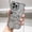 Bear Silver, variant on Cute Plating Case for iPhone 13 Pro Max 6.7", Cartoon Silver Teddy Bear Sparkle Bling Cover with Metal Chain Strap, Fashion Soft TPU Shockproof, Phone Case Suitable for Women & Girls