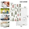 thumbnail image 6 of Yayeee 2 Pack Hand Towels for Bathroom 100% Cotton 16" x 28" Soft Absorbent Kitchen Towel, Green Christmas House, 6 of 7