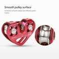 thumbnail image 3 of Polea del carro del cable dual 30KN Jadeshay Rojo, 3 of 8