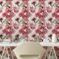 thumbnail image 3 of Ambesonne Vintage Peel & Stick Wallpaper for Home, Soft Tones Nostalgic Peony, 13"x72", Pastel Pink and Pale Rose, 3 of 6