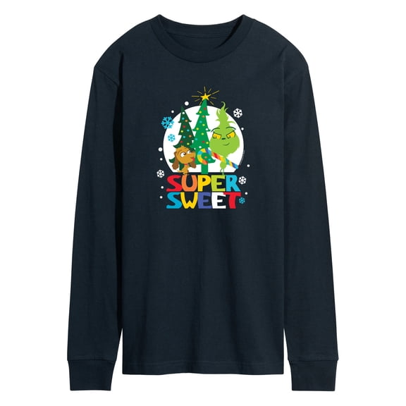 Dr. Seuss The Grinch - Little Grinch - Super Sweet - Men's Long Sleeve T-Shirt