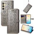 thumbnail image 3 of Funda Cartera FOXDOCK para Samsung Galaxy S25FE , Flip PU con Relieve de Gatos y Perros, Tarjetero y Soporte, 3 of 6