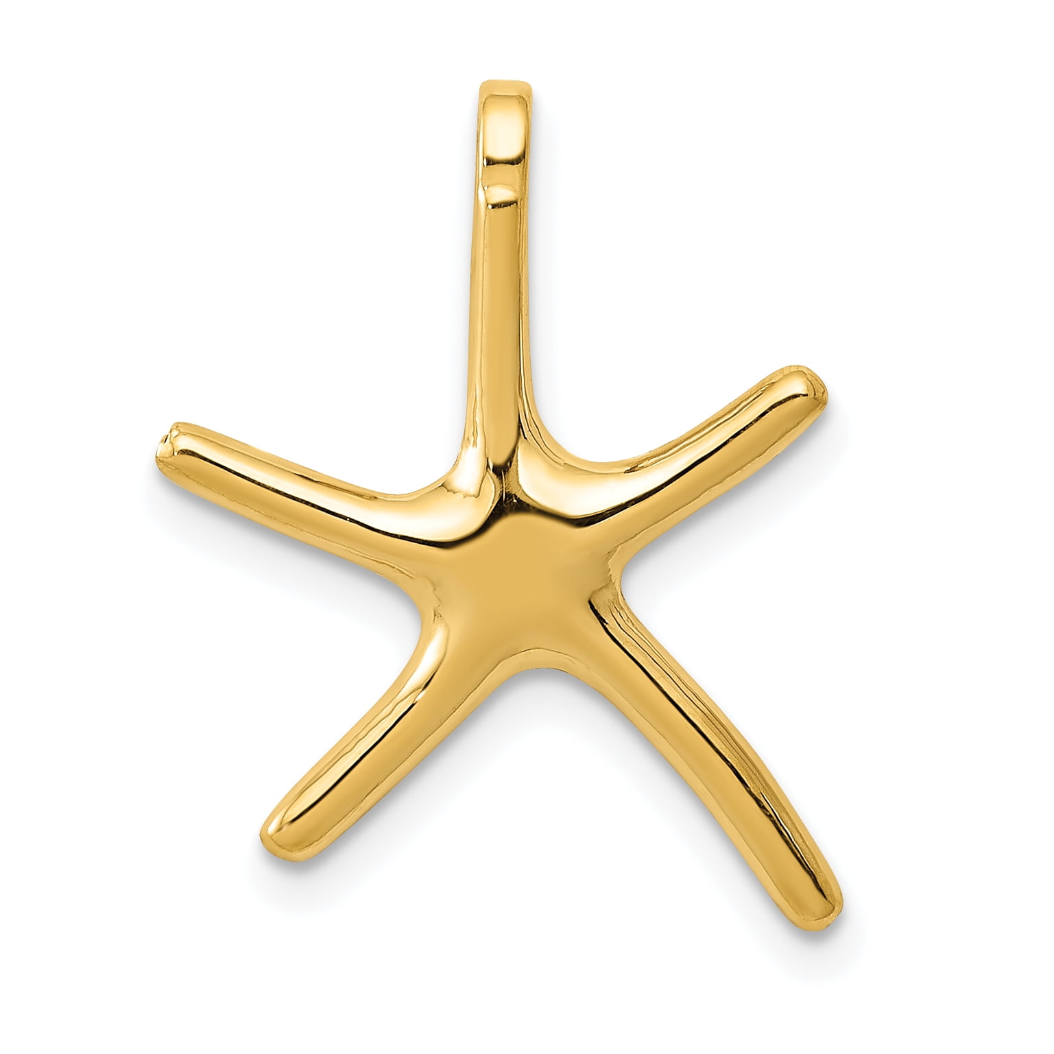 Approximate Measurements 17mm x 16mm 14K Yellow Gold Starfish Post Earrings Approximate Measurements 17mm x 16mm 14K Yellow Gold Starfish Post Earrings