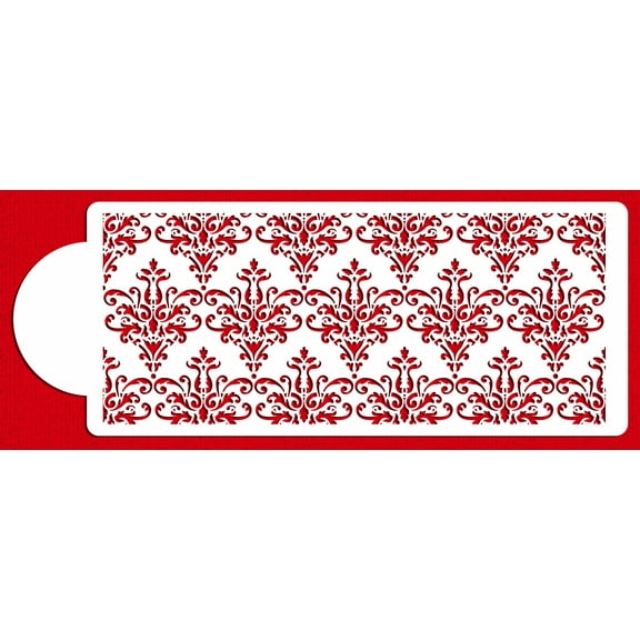 Designer Stencils Lace Set Cake foodgrade stencil, 6.2 X 14.5