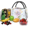 thumbnail image 3 of Balery Vintage Rose Bolsa de Aislamiento Portátil – Bolsa de Almuerzo con Forro de Aluminio Mejorado, Funda Impermeable y Fácil de Limpiar para Picnic y Caja de Almuerzo, 3 of 6