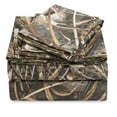 thumbnail image 1 of Max-5 Printed Polycotton Camo Sheet Set Rustic Style, Camouflage & Hunting Themed Sheets by Visi-One, Brown, 1 of 3