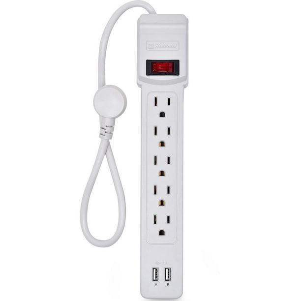 Supresor de Picos KOBLENZ SS-550 5 Contactos 2 entradas USB 120VA Koblenz SS-550