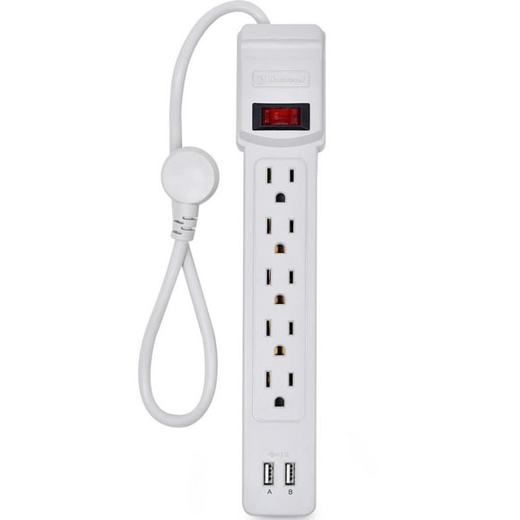 Supresor de Picos KOBLENZ SS-550 5 Contactos 2 entradas USB 120VA KOBLENZ SS-550