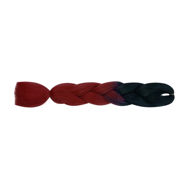 Pelucas con flequillo para mujer, peluca ondulada suelta, trenza sucia, color degradado, peluca trenzada de fibra química, trenzas de cabello