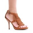 thumbnail image 3 of Brown Fringe High Heel Shoes Women's Adult Halloween Accessory, 3 of 3