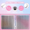 thumbnail image 2 of Lash Clusters Kit, 30D 40D 50D 60D Lash Extension Kit with Lash Bond and Seal, 800Pcs Individual Lash Clusters with Lash Tweezers, Lash Remover and Eyelash Brush, 2 of 6