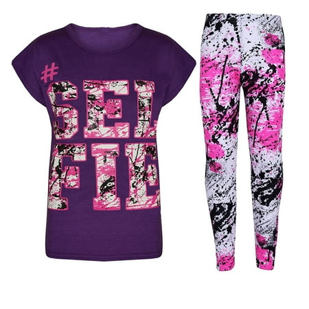 

Hunpta Camouflage T-shirt Print For Girls And Boys From 5 to13 Years Short Sleeve Suit