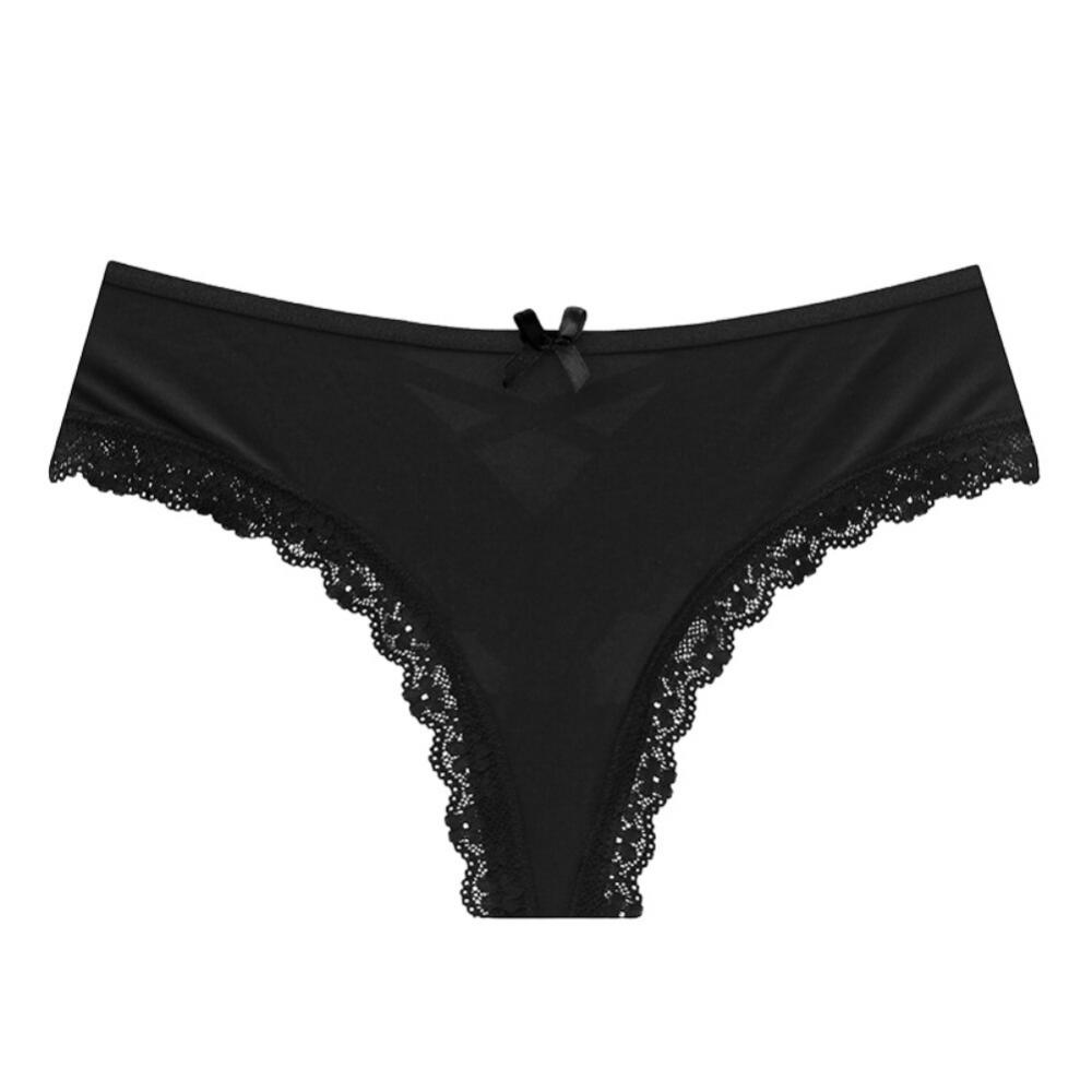 Final Clear Out! Lace Trim Thongs For Women Low Rise Crisscross