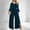 Dark Blue, variant on Jumpsuit Women'S Slit Sequin Solid V Neck Elegant Wide Leg Loose Sleeve Bell Sleeve Jumpsuit,Black Women'S Nylon Jumpsuit 3XL