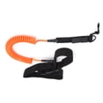 thumbnail image 4 of Surfboard Leash, Surf Leash Surf Safety Waist Rope TPU Heliciform Comfortable High Elastic for Shortboard, Longboard, 4 of 7