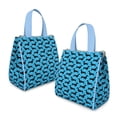 thumbnail image 2 of Blue Dachshunds Dog Insulated Lunch Bag for Women & Adults,Large Portable Soft Cooler Lunch Bag,Thermal Food Storage Tote with Pearl Cotton,8.66L,8.75x5.75x9.5 Inch, 2 of 6