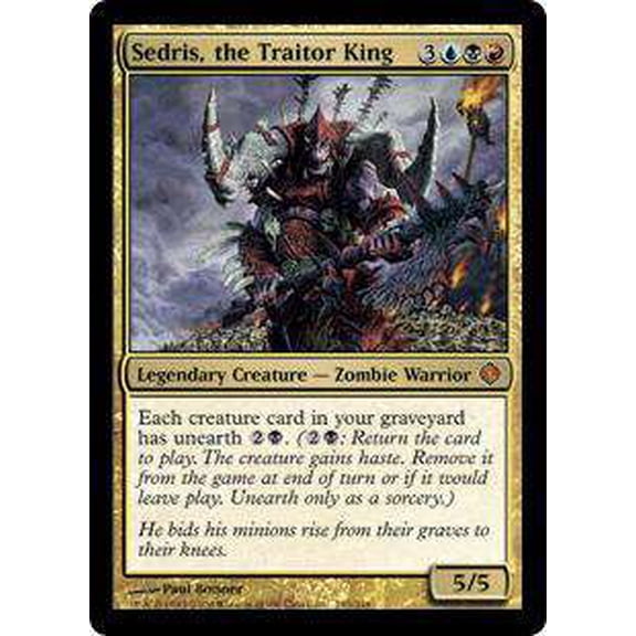 MtG Shards of Alara Mythic Rare Sedris, the Traitor King #193