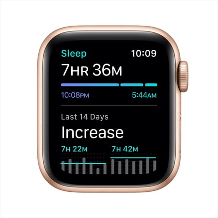 Apple Watch SE (1st Gen) GPS, 40mm Gold Aluminum Case with Pink Sand Sport Band - Regular