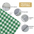 thumbnail image 6 of Dish Drying Mat for Kitchen Countertop, Green Buffalo Check Plaid Absorbent Dish Mat Reversible Quick Dry Non Slip Draining Mat Kitchen Drying Pad for Dishes, Utensils 16x18 Inch Farmhouse Style, 6 of 9