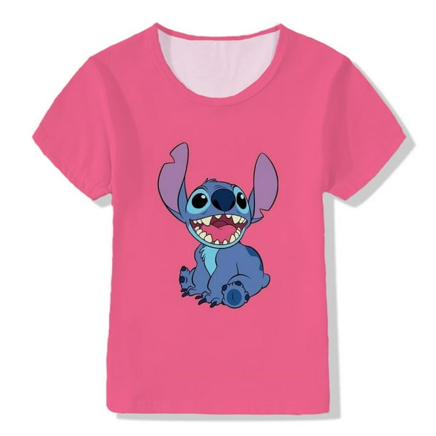 Disney 2-12-year-old New Summer Girl Boy Steve Love Camiseta de dibujos animados de algodón puro de manga corta para niños Clothing160 Gao Jinjia LED