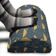 thumbnail image 3 of Rain Foot Rest, Crook Handle Umbrella on Spotted Dark Background, Non-Slip Backing Adjustable Ergonomic Memory Foam Leg Support for Office, Coffee Multicolor, by Ambesonne, 3 of 5