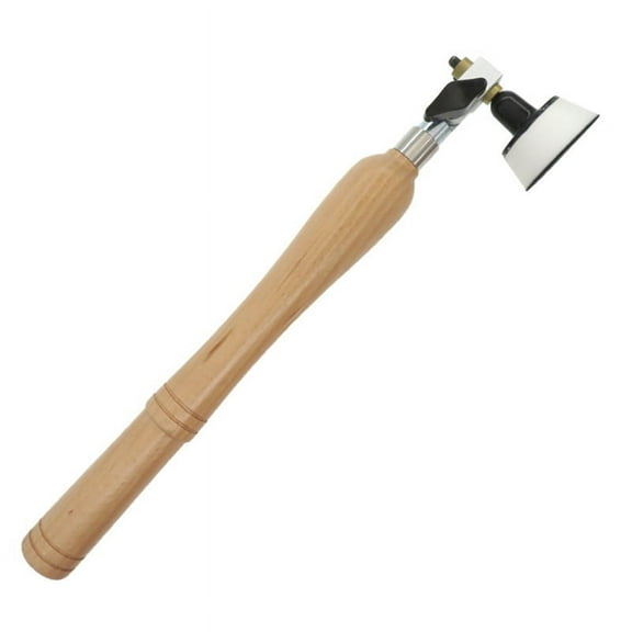 TOP! 2 Inch Bowl Sander Foam Hook & Loop Sanding Pad Long Hardwood Handle Tool for Woodworking