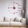 thumbnail image 2 of TopLLC Frameless DIY Wall Mute Clock Mirror Surface Sticker Home Office Decor on Clearance, 2 of 4