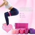 thumbnail image 3 of Resistance Band Loop Yoga Pilates Fitness Exercise AU Training Workout 5pc A7B7, 3 of 9
