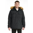 thumbnail image 4 of WenVen Men's Winter Coat Warm Parka Hooded Waterproof Insulated Snow Jacket Gray L, 4 of 11