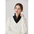 thumbnail image 7 of CAILDANL Half Shirts Layering for Women,Detachable Dickey Collar Blouse Half Shirts False Collar, 7 of 7