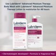 thumbnail image 3 of Lubriderm Soin Hydratant Avancé Nettoyant Corporel, Nettoyant Nourrissant Non Parfumé avec Pro-Céramide, Vitamine E et Provitamine B5 Nettoie en Douceur la Peau Sèche Qui Démange, Sans Parfum, Hypoallergénique, 3 of 8
