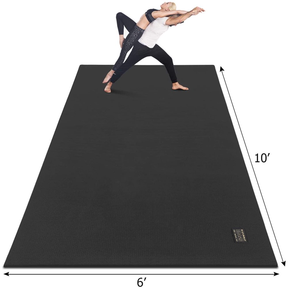 Gxmmat Extra Large Yoga Mat 10'x6'x7mm, Thick Workout Mats for Home Gym