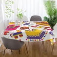 thumbnail image 6 of Coolnut Cinco De Mayo Fiesta Tablecloth Rectangle Colorful Table Cloth Large Square Table Cover for Dining Kitchen Party 60"x120" Decor Gift, 6 of 7