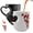 1, variant on Romantics Heat Sensitive Ceramic Cup In Heart Design Shows Magically Color Changing When Fill With Hot Beverage Gift