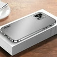 thumbnail image 1 of 2024 Metal Aluminium Alloy Case for iPhone 15 14 13 12 Pro Max Camera Lens Protective Case iphone Original Color Phone Cover, 1 of 7