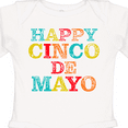 thumbnail image 4 of Inktastic Happy Cinco De Mayo Boys or Girls Long Sleeve Baby Bodysuit, 4 of 5