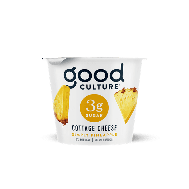 Good Culture Pineapple Cottage Cheese, Single Serve, 5oz