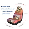 thumbnail image 4 of Naloa Not All Who Wander Are Lost Car Seat Covers 2PCs Front Car Seat Covers Universal fit for Most Cars SUVs and Trucks - 2 PCS, 4 of 5