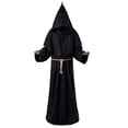 thumbnail image 1 of Sonducket Disfraz de Cosplay Medieval de moda para mujeres y hombres, mujeres, hombres, disfraz de vestido Medieval de Halloween Disfraces de disfraces negro METRO, 1 of 6
