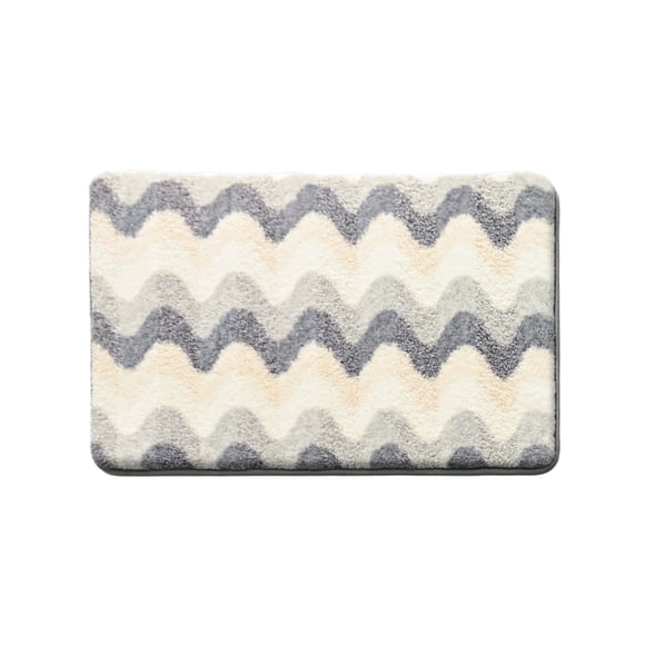 Blue White Bathroom Rug Non Slip Absorbent Floor Mat Entrance Carpet Foot Mat Bedroom Washable Runner E Anti Fatigue Kitchen Pad Home Decor Comfort F-076 E