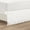 Pure White, variant on Lush Door Off White Tailored Bed Skirts, King