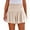 Beige, variant on fatyb Flowy Shorts for Women Smocked High Waist Wide Leg Shorts Summer Lightweight Loose Casual Shorts